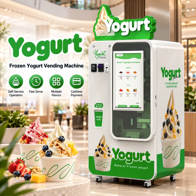 Robot Ice Cream Vending Machine - Fully Automatic｜Huaxin